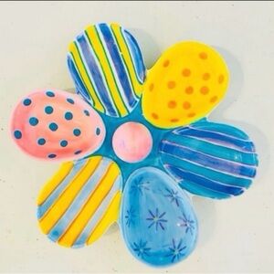 Easter decorative egg holding dish